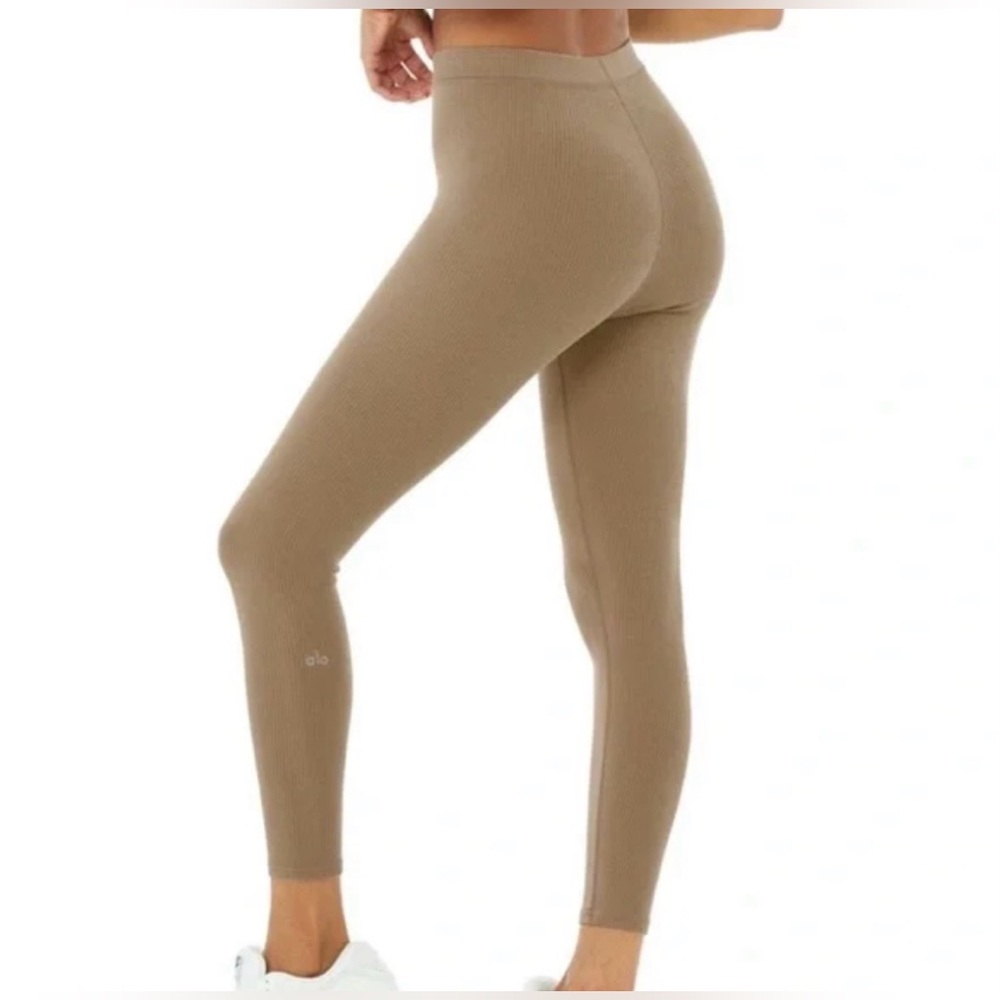 Alo Yoga Ribbed High-Waist 7/8 Blissful Legging Women’s Size S (no tag)